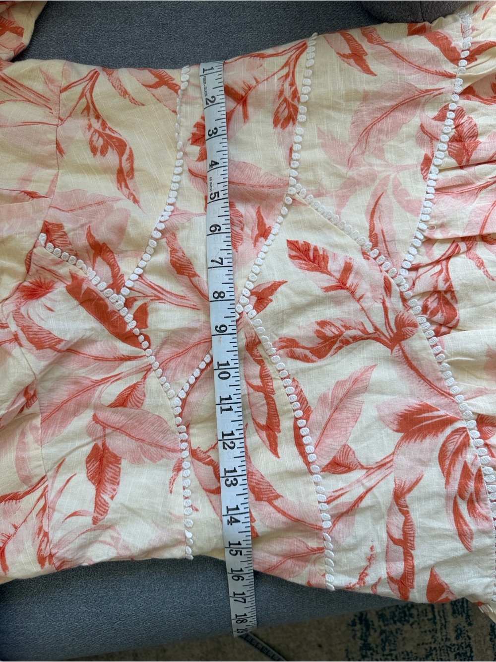 Lipsy Coral Floral Puff-Sleeve Mini Dress - Picture 10 of 10